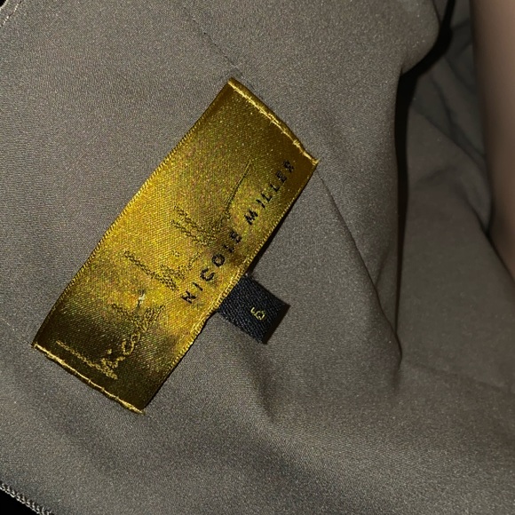 NICOLE MILLER Scrunch Cocktail Dress Size 6 - Picture 7 of 7